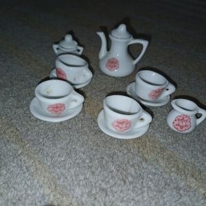 Floral Miniature Tea Set